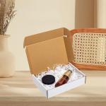 Shipping Boxes 9x6x2" 25 Pack - White Corrugated Cardboard Mailing Box for Small Business - Literature Mailer Packaging Supplies