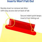 Avery 8-Tab Binder Dividers, Insertable Multicolor Big Tabs, 1 Set (11111)