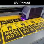 Slow Down Pedestrian Traffic Sign,17 x 12 inches,Reflective Aluminum,UV Protected,Weather Resistant,Waterproof,Durable Ink,Outdoor Use,Easy to Mount(4 Pack)