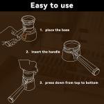 Portafilter Holder Compatible With Ninja Espresso Machine, Espresso Tamping Station for Ninja Luxe Cafe ES601 ES701