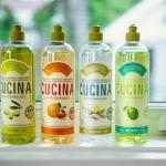 Cucina Fruits & Passion Concentrated Dish Soap, Sanguinelli Orange & Fennel, Gentle Liquid Dishwashing Detergent with Olive Oil, Vegan Formula in Refillable 16.9 fl oz Recyclable Bottle