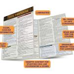 Civil Procedure QuickStudy Laminated Reference Guide (QuickStudy Law)