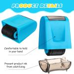 Sherr 2 Pcs Roller Stamps for Teacher Classroom Must Haves Dashed Line Handwriting Stamp Roller Back to School Gift for Kid Preschool Kindergarten Education(2.72 x 2.44 x 1.54 Inch,Yellow, Blue)