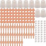 150pcs PT-31 Air Plasma Cutting Nozzle Electrode Consumables Fit CUT-40 CUT-50D CT-312