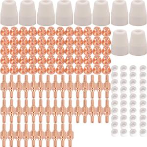 150pcs PT-31 Air Plasma Cutting Nozzle Electrode Consumables Fit CUT-40 CUT-50D CT-312