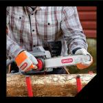 Oregon Chainsaw Left-Hand Protection Leather Gloves – Large (Size 10) (91305L)