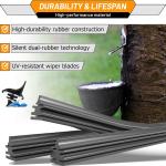 OEM Wiper Bles Replacement for Audi A4 Q5 Q3 A5 RS5 S5 allro 2009-2020 Original Equipment Replacement Windshield Wipers 24 inch / 20 inch -Original Factory Quality (Set of 2) Top Lock 16mm