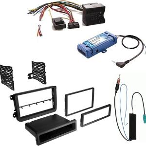 PAC RP4-VW11 Double or Single DIN Installation Package Compatible with Select 2006-14 Jetta/Passat/GTI Vehicles