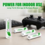 Rechargeable AA Batteries 8Pack, 2800mAh High-Capacity, NiMH, Double A Battery, Long-Lasting, AA Rechargeable Batteries for Household and Office Devices, Pre-Charged - 1.2V Low Self Discharge