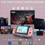 arVin Wireless Gaming Controller for iPhone, iP, Android, Samsung Galaxy, Tablet, Switch, PS4, PC Gamep with Hall Effect Joystick/Turbo/6-Axis Gyro/Vibration, Direct Play for Call of Duty, Genshin