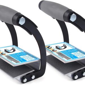 Newdeli Plywood Carrier 2 Pack Panel Carrier Plywood Lifting and Drywall Carrying Tool, Plywood Gripper Clamp Lift Tool for Wood, Synthetic Cement Board, Sheet Board -Clamping Thickness up to 3/4 inch