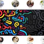 Colorful Line Desk P, Abstract Art Mouse P Mat XXL, Black Large Office Desk Keyboard P, with Non Slip Rubber Base and Stitched Edges Mouse P, Game Player's Desktop Decor 31.5"X15.7"