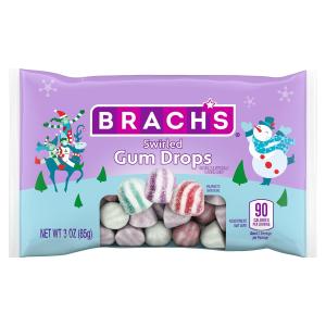 Brach's Holiday Swirled Gumdrops, Christmas Candy, 3oz