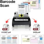 Plustek PS186 Desktop Document Scanner, with 50-Pages Auto Document Feeder (ADF). for Windows 7/8 / 10/11 (Intel/AMD only)