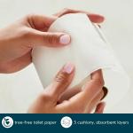 Grove Co. Bamboo Toilet Paper Tree Free & Septic Safe Bath Tissue, Ultra Soft, Durable, & Absorbent 3 Ply Sheets (1 Roll = 44.4 sq ft) Bulk Toilet Paper (Pack of 18 Rolls)