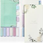 Sticky Notes Set Sticky Notes Tabs Divider Sticky Notes Planner Sticky Notes Sticky Note Dividers Tabs Book Notes Office Supplies Back to School Supplies
