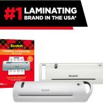 Scotch Thermal Laminating Pouches, 200 Count, Clear, 3 mil., Ideal Office or School Supplies, Fits Letter Sized Paper (8.9 in. × 11.4 in.)