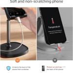 LISEN Cell Phone Stand just for iPhone Phone Holder for Desk Recording, Gifts Women Office Desk Accessories PC Gaming Essentials Kitchen Ggets Fit OtterBox Case Switch iP Air Tablet 4-10 in