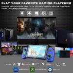 arVin Mobile Gaming Controller for iPhone, Android with Phone CASE Support & Green Light, Wireless Gamep for iPhone/iP/Samsung/Tablet/Switch/PS4/PC-Play Xbox Cloud Gaming/PS Remote Play/Steam Link