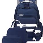 YJMKOI Kids Backpack Set for Girls Middle-School Elementary Bookbags Aesthetic Backpack for Teen Girls-Boys