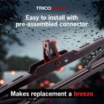 TRICO Exact Fit 16 Inch Pack of 1 Conventional Automotive Replacement Wiper Ble For Car (16-1)