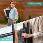 Taja Meeting Notebook for Work Organization - Work notebook with action items, Meeting Minutes Planner Notebook, Perfect Office Supplies for Men & Women - Black