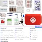 Car First Aid Kits 275Pcs Survival Gear Home Travel Size Small Emergency Kit Tactical Hiking EVA Camping Essentials Backpack Sports Office Boat Urgent Accident