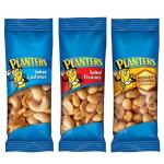 PLANTERS Variety Pack, Salted Cashews, Salted Peanuts & Honey Roasted Peanuts, On-the-Go Nut Snacks, Individually Packed Snacks, Mixed Nuts, Kosher, (36 Count)