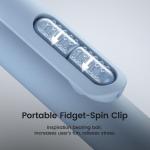 8Pcs Black Gel Pens - 0.7mm Medium Point Black Ink Pens | Smooth Writing - Quick Drying Retractable Pen for Men Women (Morandi - 8Pcs)