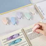 Temiary 12Pcs Cute White Tapes for Instant Corrections, Aesthetic Correction Tape Quick Dry for Writing, Journaling, Students School Office Supplies (Pastel)