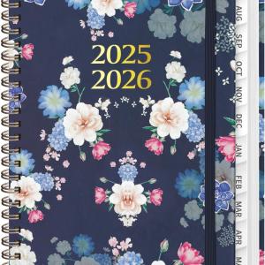 Acemic Planner 2025-2026, Weekly and Monthly Agenda Planner, Daily Calendar Planning Notebook (July 2025 - June 2026), School Teacher Student Supplies, A5 (6.2" x 8.5")