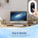 Cat Box Deodorizer for 99% Strong Odor Plug in Ionizers Air Purifier for Whole House,Litter Box Deodorizer for Pet Bedroom Kitchen Toilet Litter Box Shoe Cabinet Smell(1)