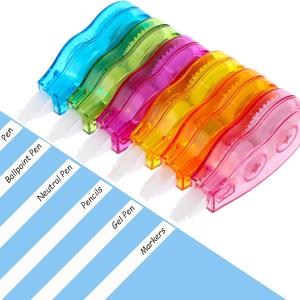 6 Pieces Correction Tape - White Out Correction Tape with No Drying Time, Easy To Use Applicator for Instant Corrections, Writing Tape for School Supplies, Office, 1/5 x 158 inch