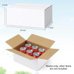 Famagic 10 Pack 10x7x5 Inch Small Shipping Boxes White Corrugated Cardboard Boxes Mailer for Small Business, Mailing Boxes for Packaging Bulk