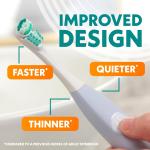 Spinbrush New PRO Clean Battery Powered Electric Toothbrush for ults, Soft Bristles, Blue, 1 Count