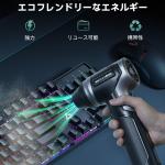 Electric Air Duster-（3 Times The Average Market Wind Force）, Super Power Cordless Duster, Rechargeable Brushless Motor Durable Blower, 3-Gear justable for Keyboard, Car, House, Patio