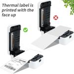 9527 Product Fanfold 4 x 6 Direct Thermal Labels White Perforated Shipping Labels, 500pcs per Stack,1 Stack