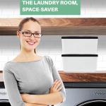 TidyFriend Laundry Pods Container with Slide Lid, 15" x 8.7" x 4.5", Airtight Storage Keeps Pods Fresh, Holds 9–10 lbs or 100–130 Pods, Laundry Detergent Container & Dishwasher Pod Holder (Black)