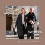 LARS NYSØM Stainless Steel Insulated Water Bottle 25oz 34oz | Insulated Thermo Flask for Hot and Cold Beverages | Leakproof Drinking Bottle (Carbon Black, 25.4oz)