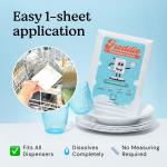 Freddie Everything 1x Bundle: 1 Pack of Fragrance Free Laundry Sheeets plus 1 pack each of Toilet Cleaning Sheets, Floor Cleaning Sheets, Dishwashing Sheets