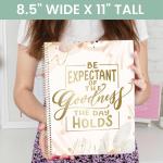 bloom daily planners 2025-2026 (8.5" x 11") Acemic Year Day Planner (July 2025 - July 2026) - Weekly & Monthly Dated Agenda Organizer with Stickers & Tabs - Moments of Grace