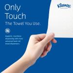 Kleenex Professional Universal Hard Roll Paper Towels, Bulk (50606), Hardwound 1.75" Core, Premium Absorbency Pockets, White (6 Rolls at 600' Each, 3,600'/Case)