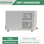 KORAD KA3005D - Precision Variable justable 30V, 5A DC Linear Power Supply Digital Regulated Lab Gre…