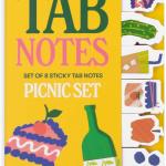 ban.do Sticky Tab Notes with Food Theme Novelty Page Flags for Annotating, Picnic Set