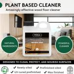 WOCA Natural Soap, Natural 1L - Concentrated Wood Cleaner for oil finished hardwood floors, tables, millwork, cutting boards, countertops and butcher block