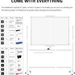 Large Rolling Whiteboard on Wheels, 48" x 36" Double-Sided Mobile White Board with Stand, 4' x 3' Portable Standing Magnetic Dry Erase Board Easel for Home Office Classroom School, Silver