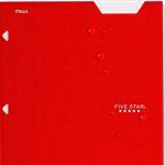 Five Star 4-Pocket Folder, 6 Pack, Paper Folder, Fits 3-Ring Binders, Holds 8-1/2" x 11" Paper, Assorted Colors (38058)