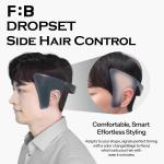 FORBEAUT DropSet, Men's Side Hair Press Tools for Down Perm with Air Hole Patent Technology, Scalp Care & Protection, Men's Hair Styler & Straightener for Grooming - Fast & Easy Styling