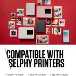 Canon RP-108 Color Ink/Paper Set, Compatible with Selphy CP910/CP820/CP1200/CP1300/CP1500