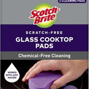 Scotch-Brite™ Glass Cooktop Ps , 4.1 in x 3.4 in x 1 in (104 cm x 86 m x 25), 6/2